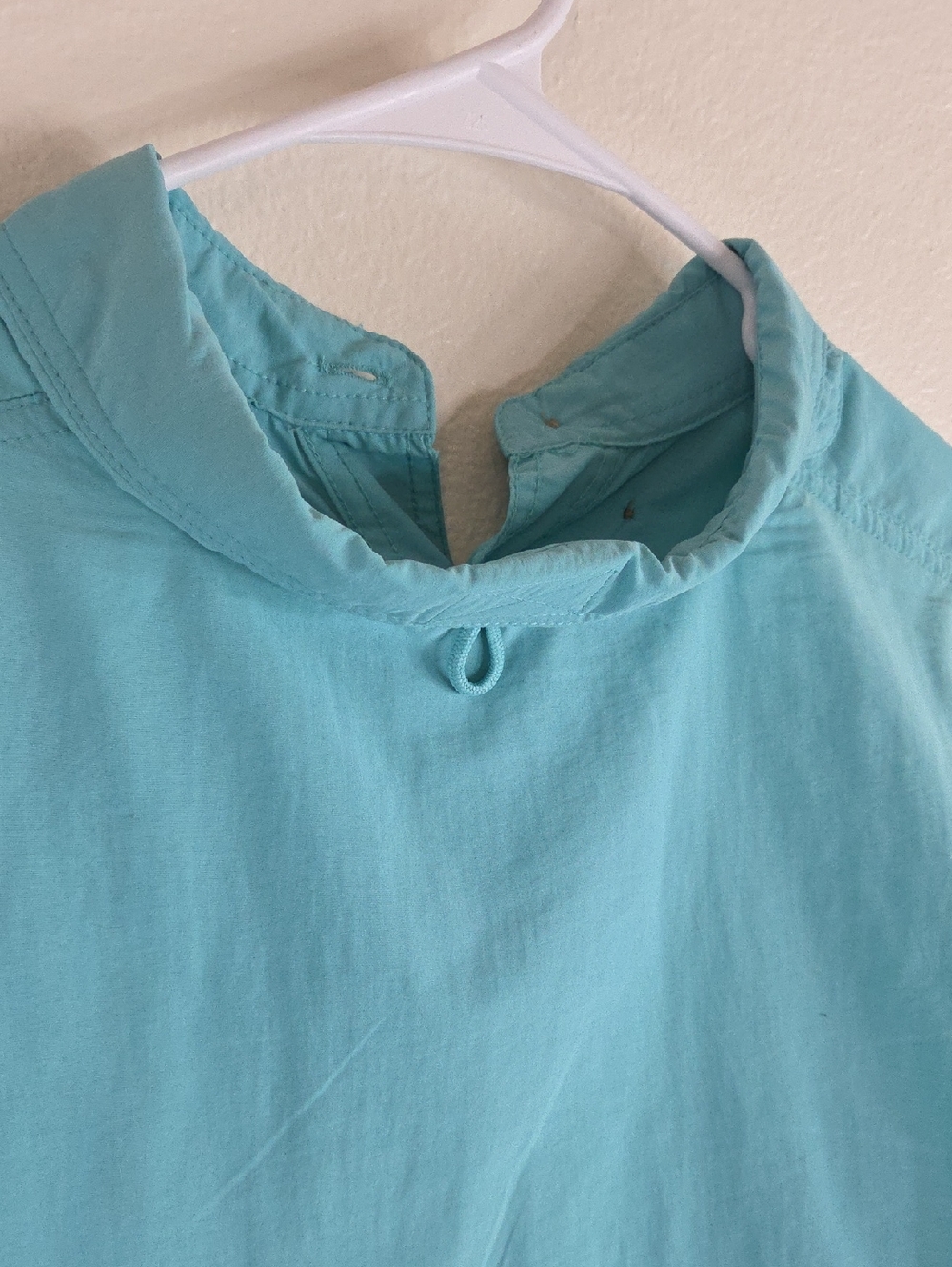 BIMINI BAY XXL Mens Fishing Shirt turquoise short-sleeve button-up shirt UPF 35 - Picture 6 of 16